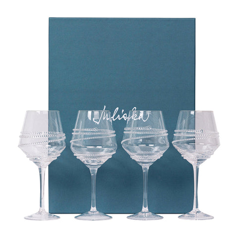 Chloe White Wine Glass Set/4