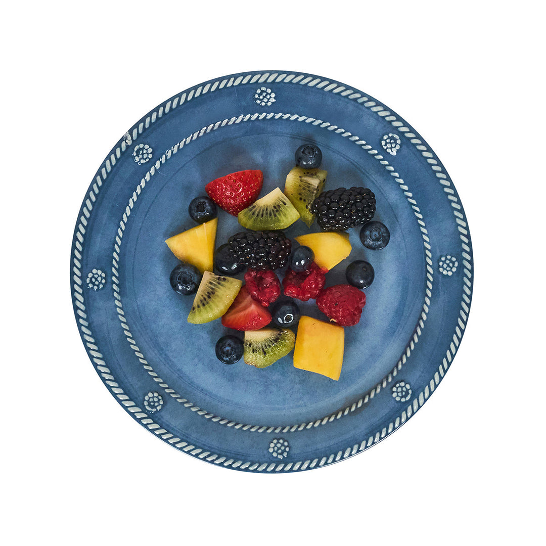 Berry &amp; Thread Melamine Dessert/Salad Plate Set/4 - Ocean