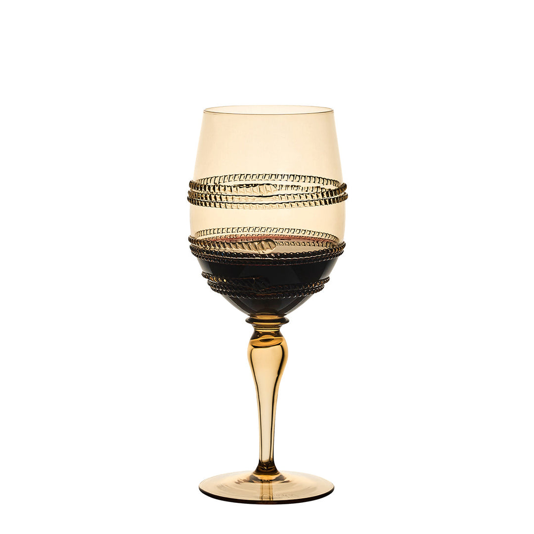 Ella Wine Glass - Amber