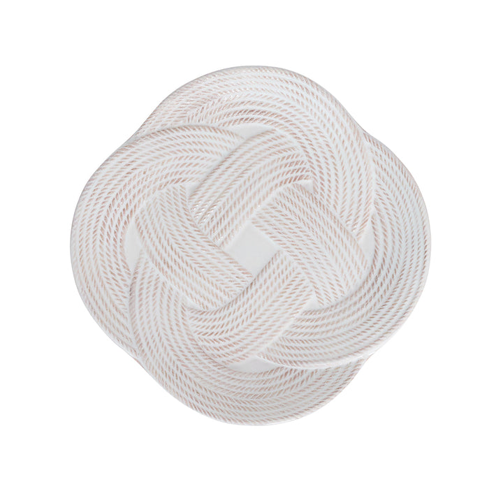 Le Panier Mystic Knot Dessert/Salad Plate - Whitewash