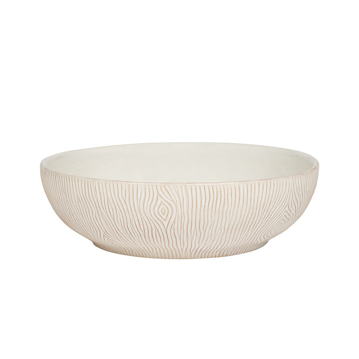 Blenheim Oak Coupe Bowl - Whitewash