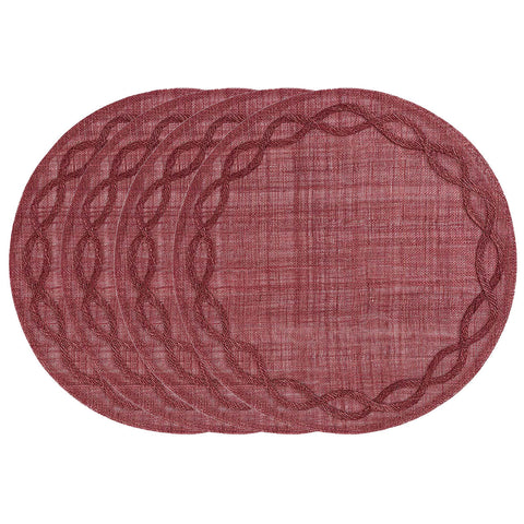 Tuileries Garden Placemat Set/4 - Mulberry