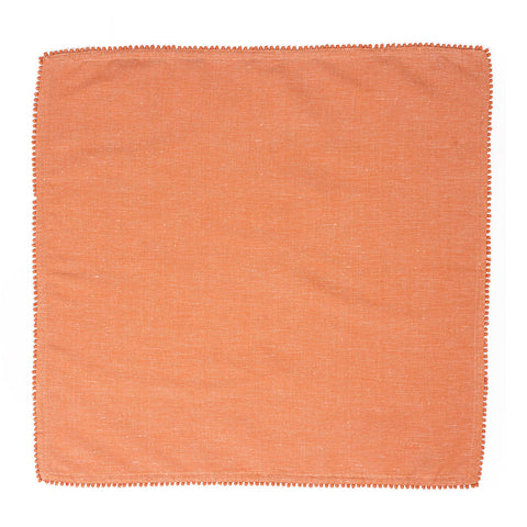 Berry Trim Napkin - Persimmon