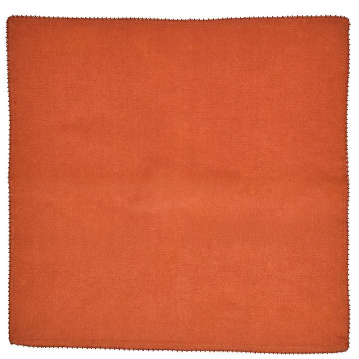 Berry Scallop Napkin Set/4 - Pumpkin