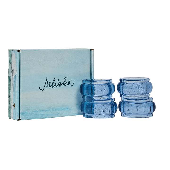 Provence Napkin Ring Set/4 - Chambray
