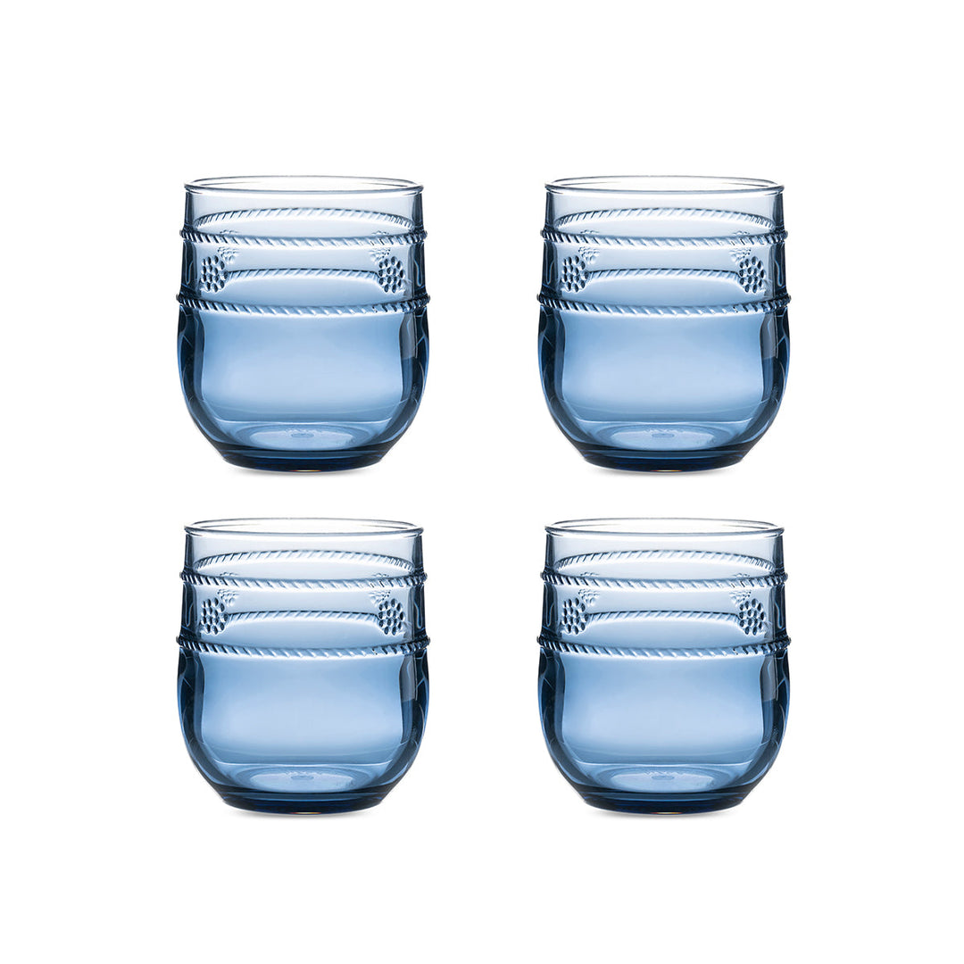 Isabella Acrylic Small Tumbler Set/4 - Blue