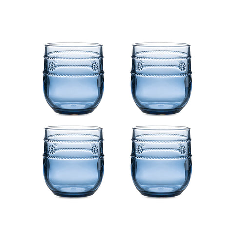 Isabella Acrylic Small Tumbler Set/4 - Blue