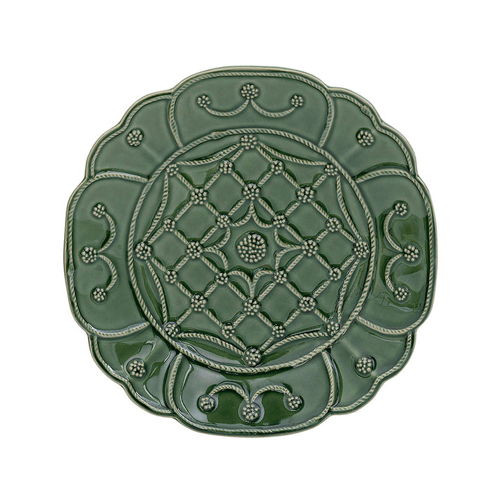 Jardins Du Monde Dessert/Salad Plate Assorted Set/4 - Basil