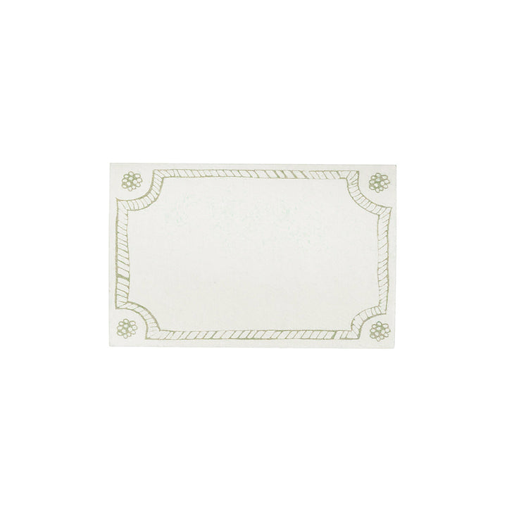 Berry &amp; Thread Place Card Set/12 - Basil