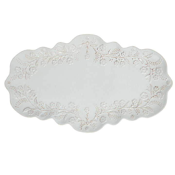 Berry &amp; Thread Thistle 16" Tray - Whitewash