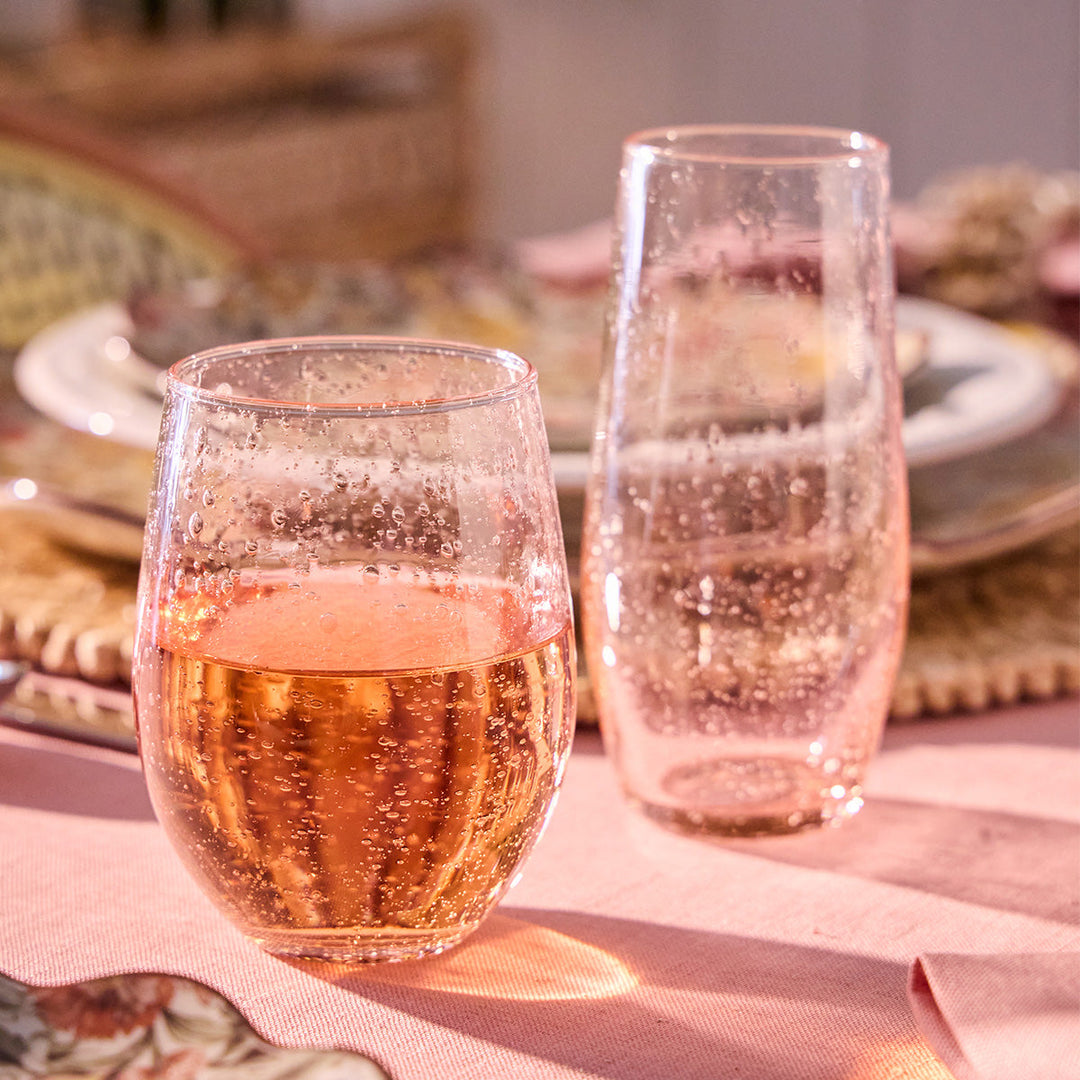 Provence Stemless Wine Glass - Blush
