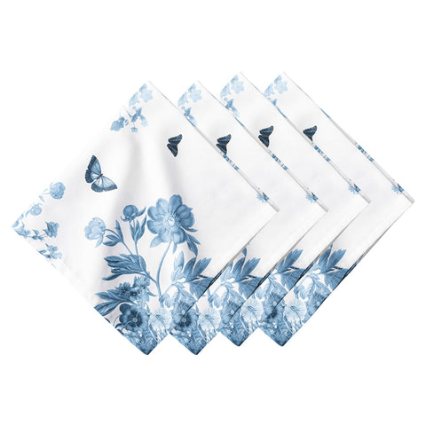 Field of Flowers Napkin Set/4 - Chambray