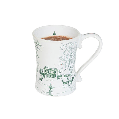 Country Estate Winter Frolic Mug - Evergreen