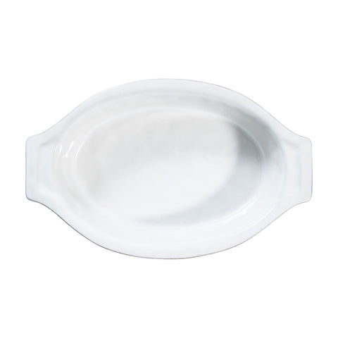 Puro 16" Oval Baker - Whitewash