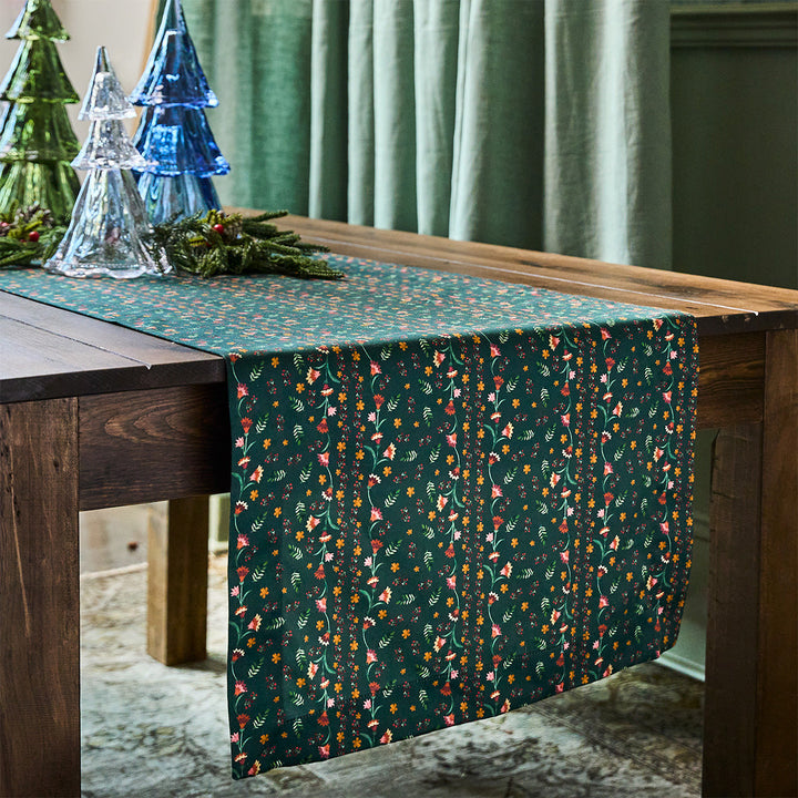 Klara 18" x 90" Table Runner - Evergreen