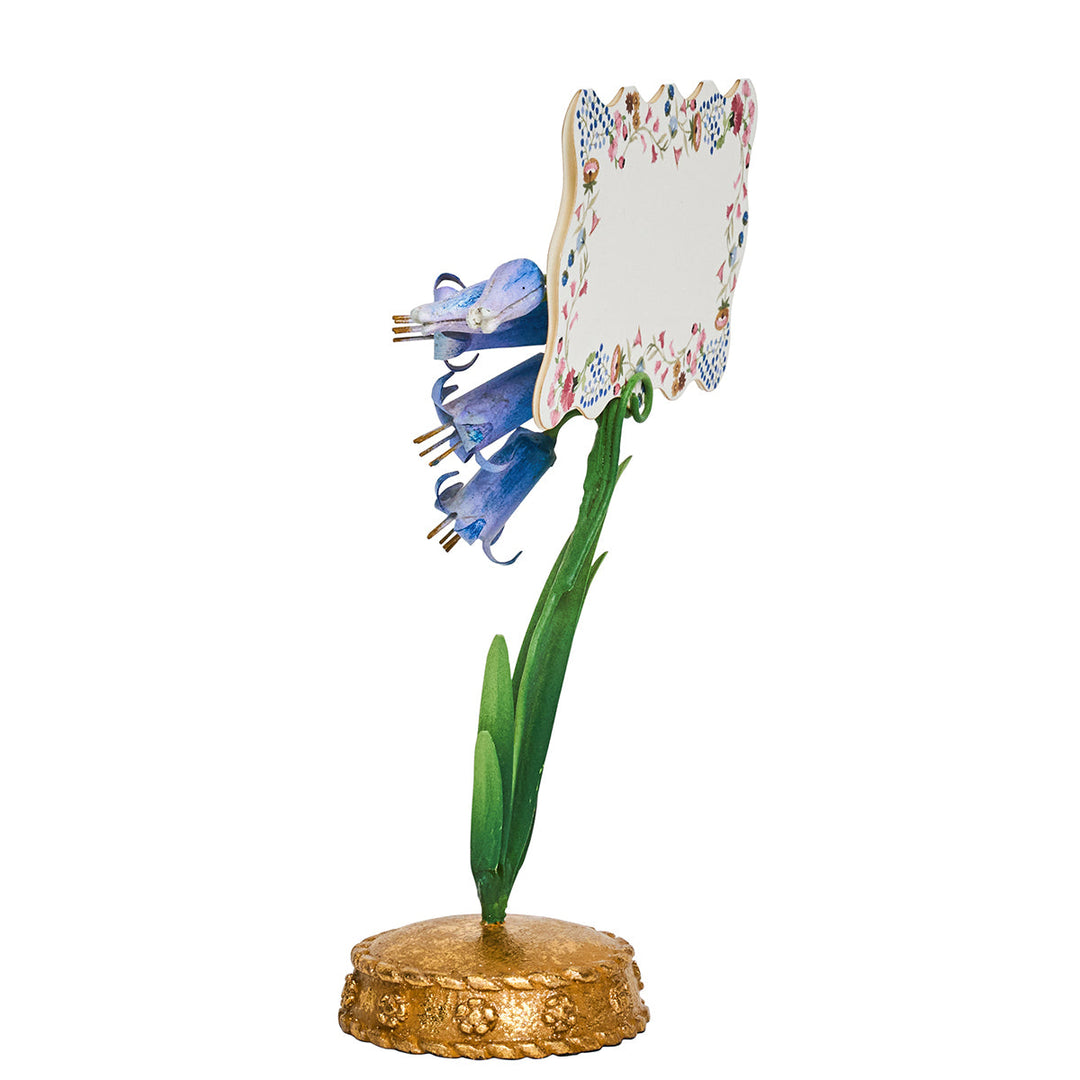 Meadow Walk Bluebell Place Card Holder - Chambray