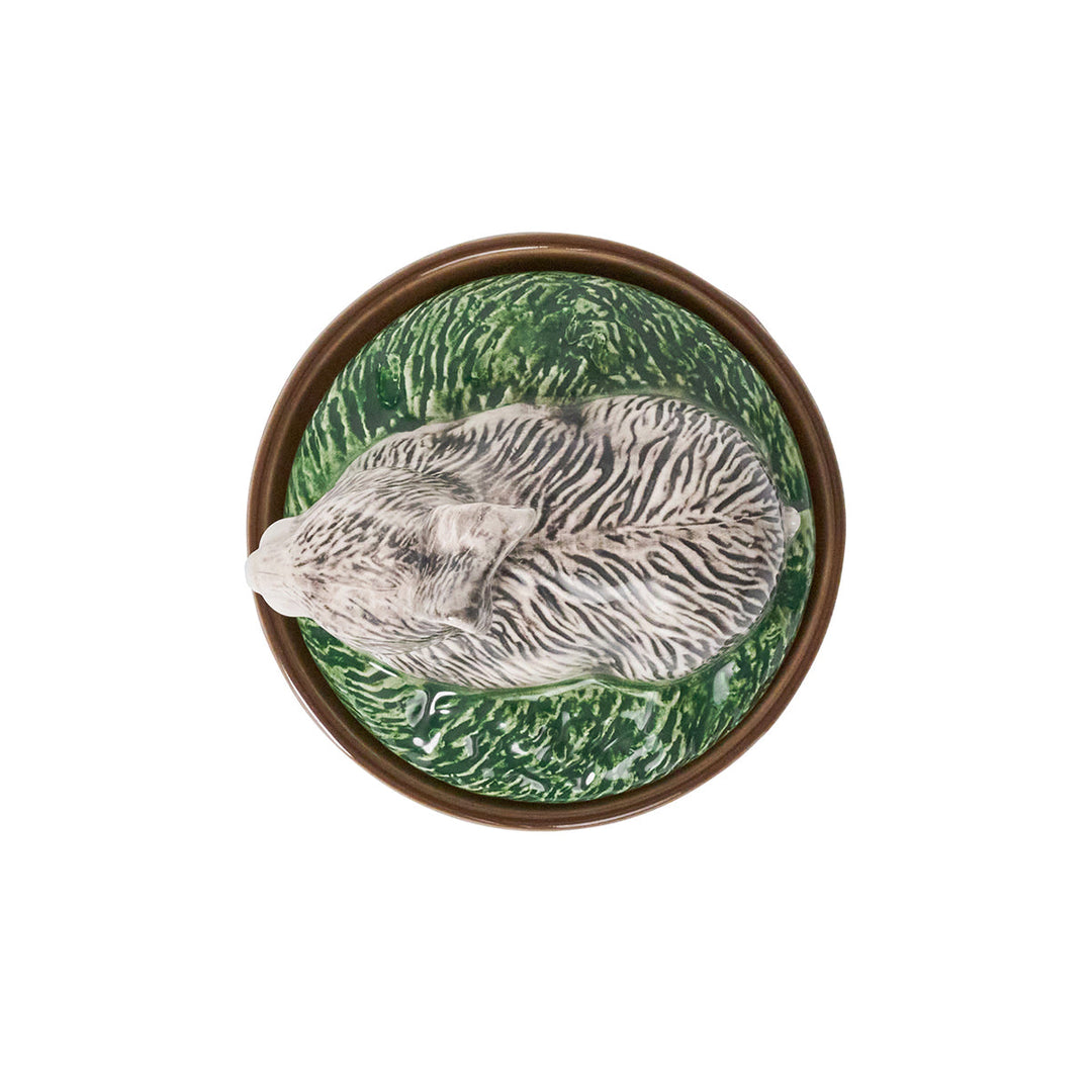 Forest Walk Rabbit Bowl with Lid - Multi