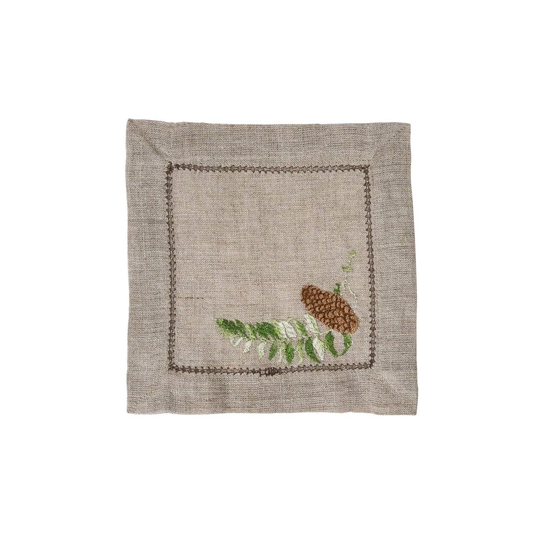 Forest Walk Cocktail Napkin Assorted Set/4 - Multi