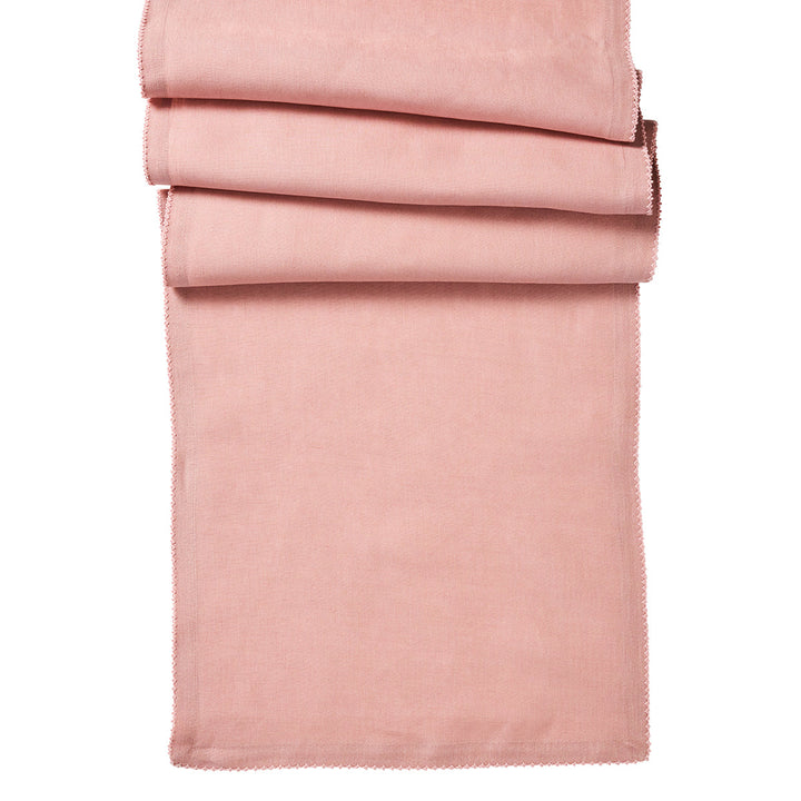 Berry Scallop 18" x 90" Table Runner  - Pink