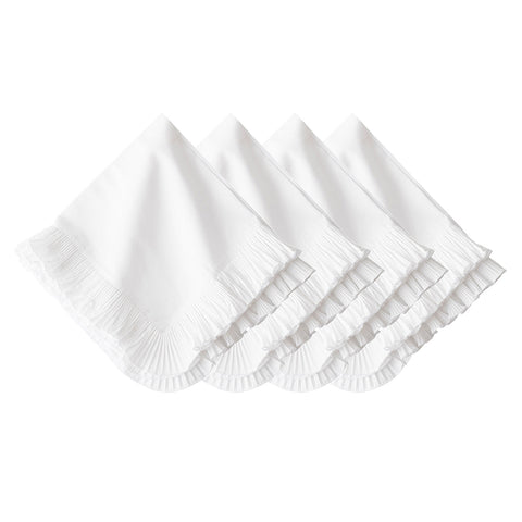 Mademoiselle Napkin Set/4 - White