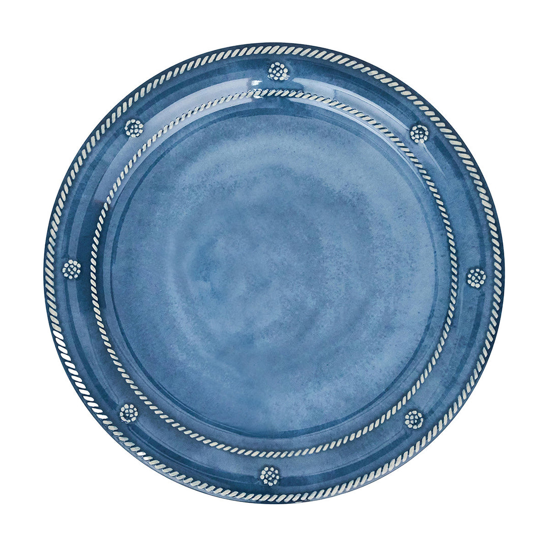 Berry &amp; Thread Melamine Dinner Plate Set/4 - Ocean