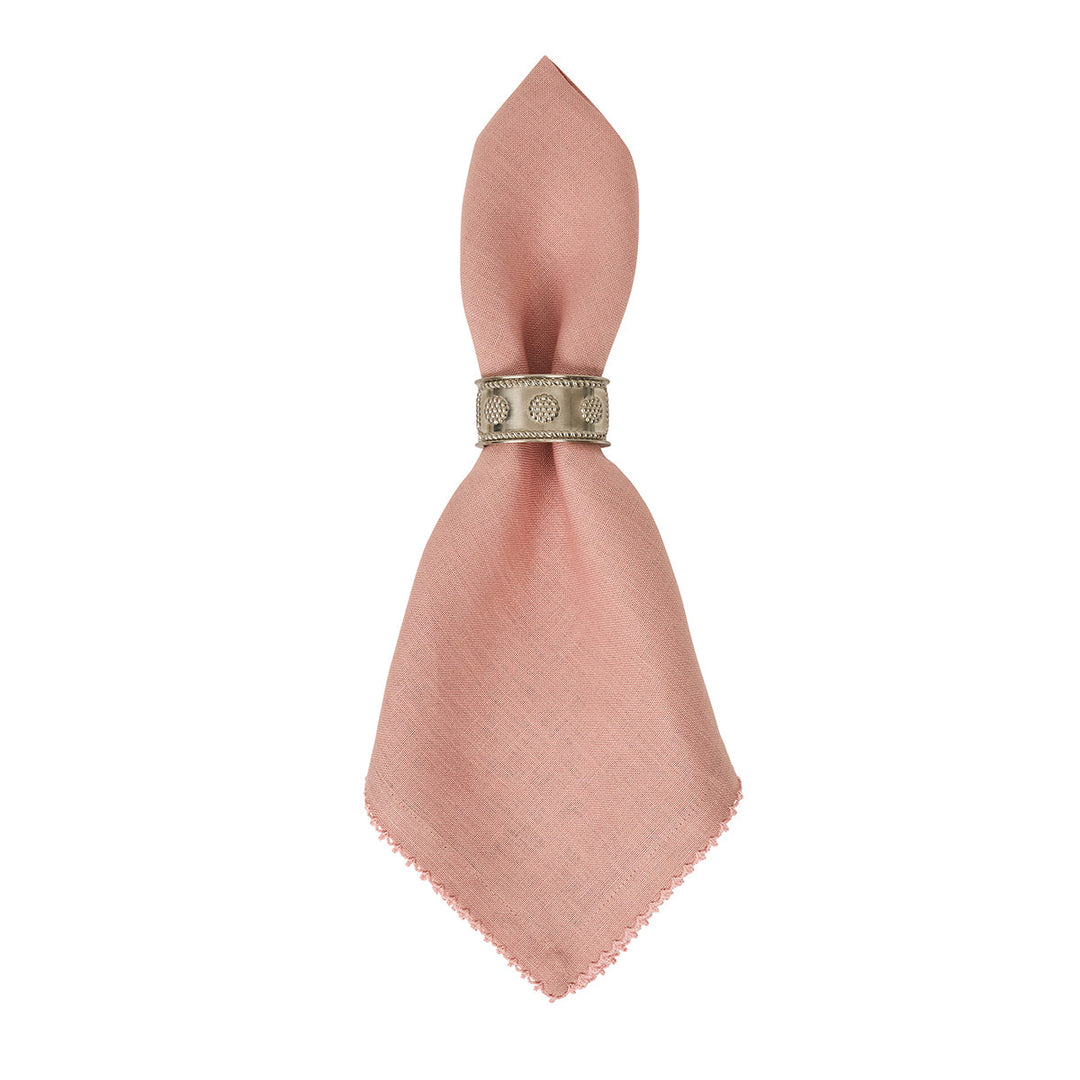 Berry Scallop Napkin Set/4 - Pink