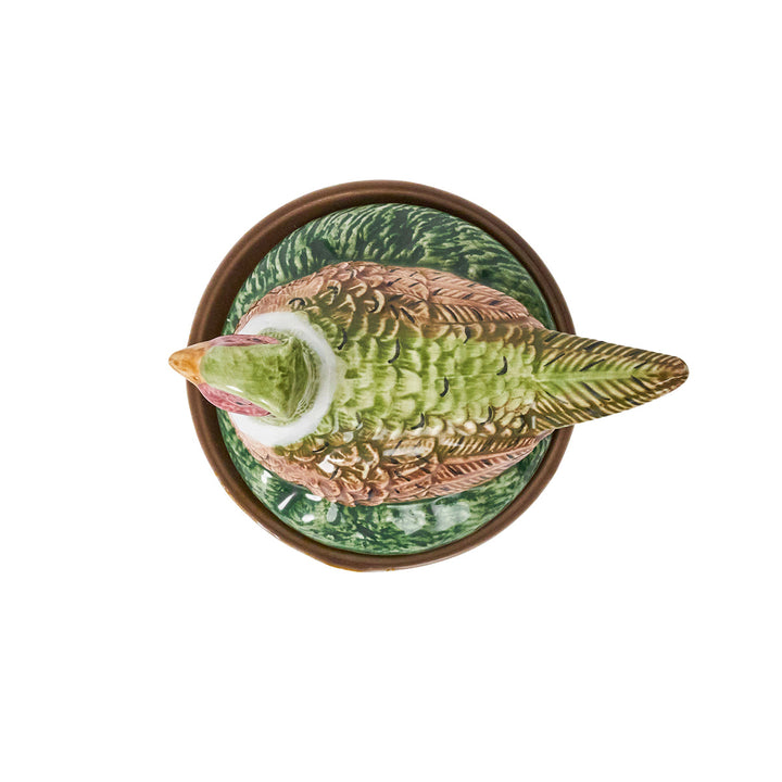 Forest Walk Pheasant Bowl with Lid - Multi