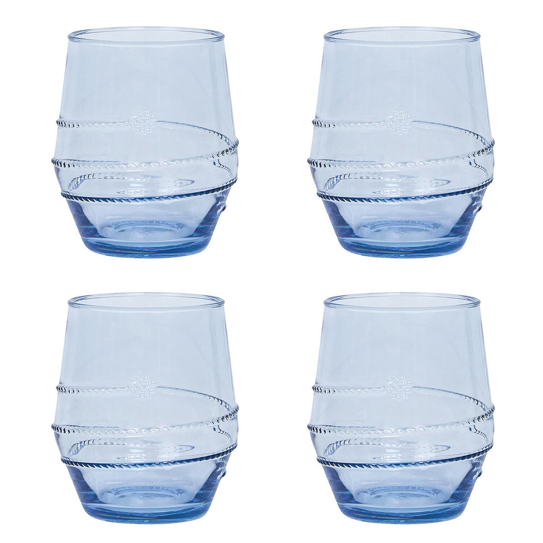 Amalia Acrylic Small Tumbler Set/4 - Ocean