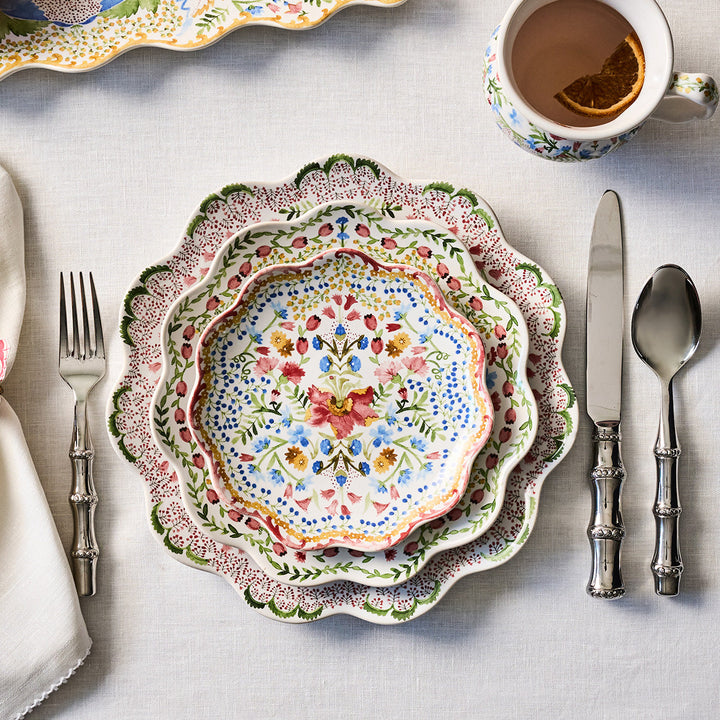 Sofia Side/Cocktail Plate Set/4 - Multi