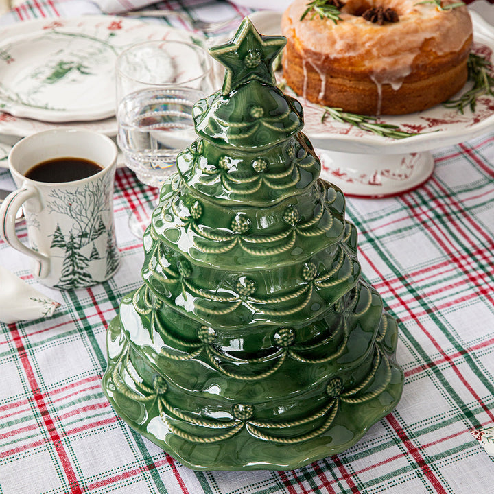 Berry &amp; Thread Christmas Tree Cookie Jar - Basil