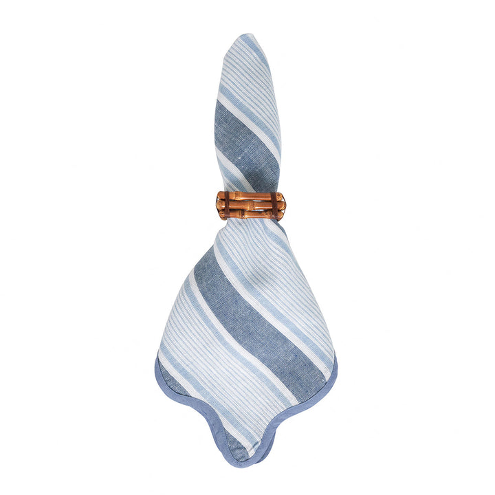 Cabana Stripe Napkin Set/4 - Ocean