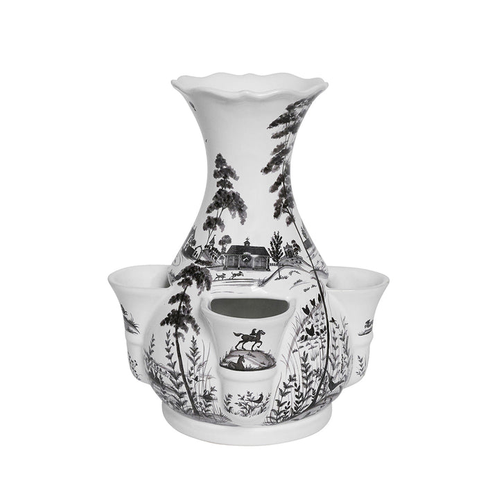Country Estate 11.5" Tulipiere Vase- Flint Grey