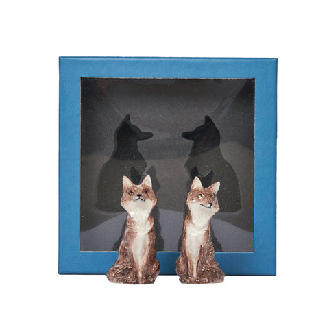 Clever Creatures Fox Salt and Pepper Set/2pc