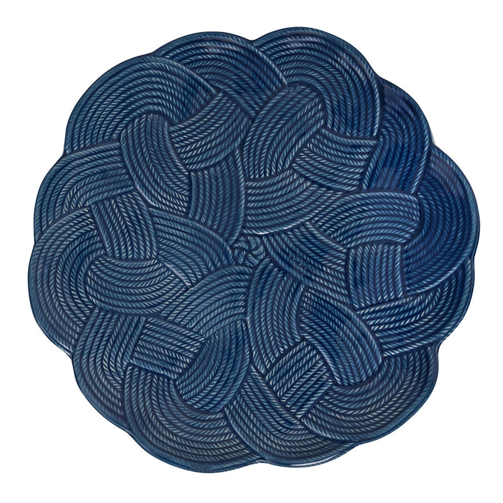 Le Panier Mystic Knot Charger/Platter - Denim