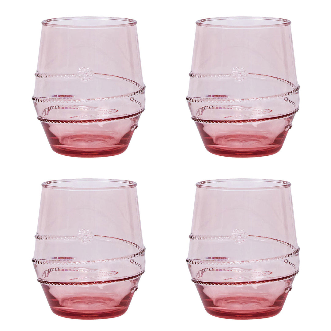 Amalia Acrylic Small Tumbler Set/4 - Coral
