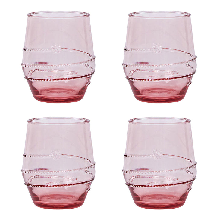 Amalia Acrylic Small Tumbler Set/4 - Coral