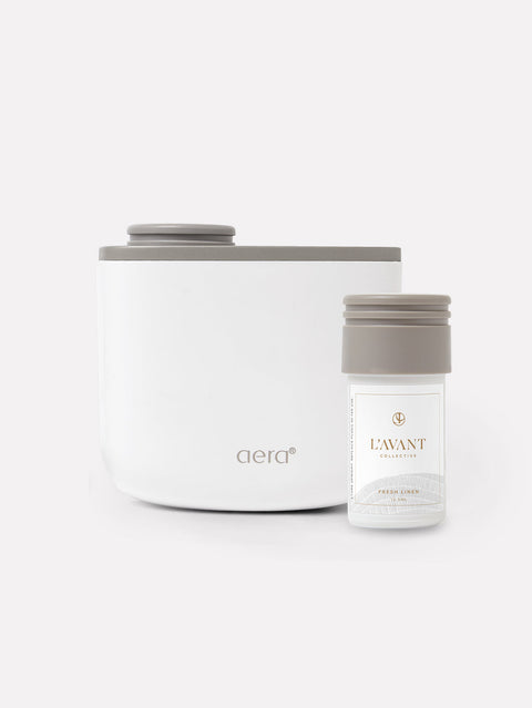 Aera - Mini Diffuser and Fresh Linen Capsule Bundle