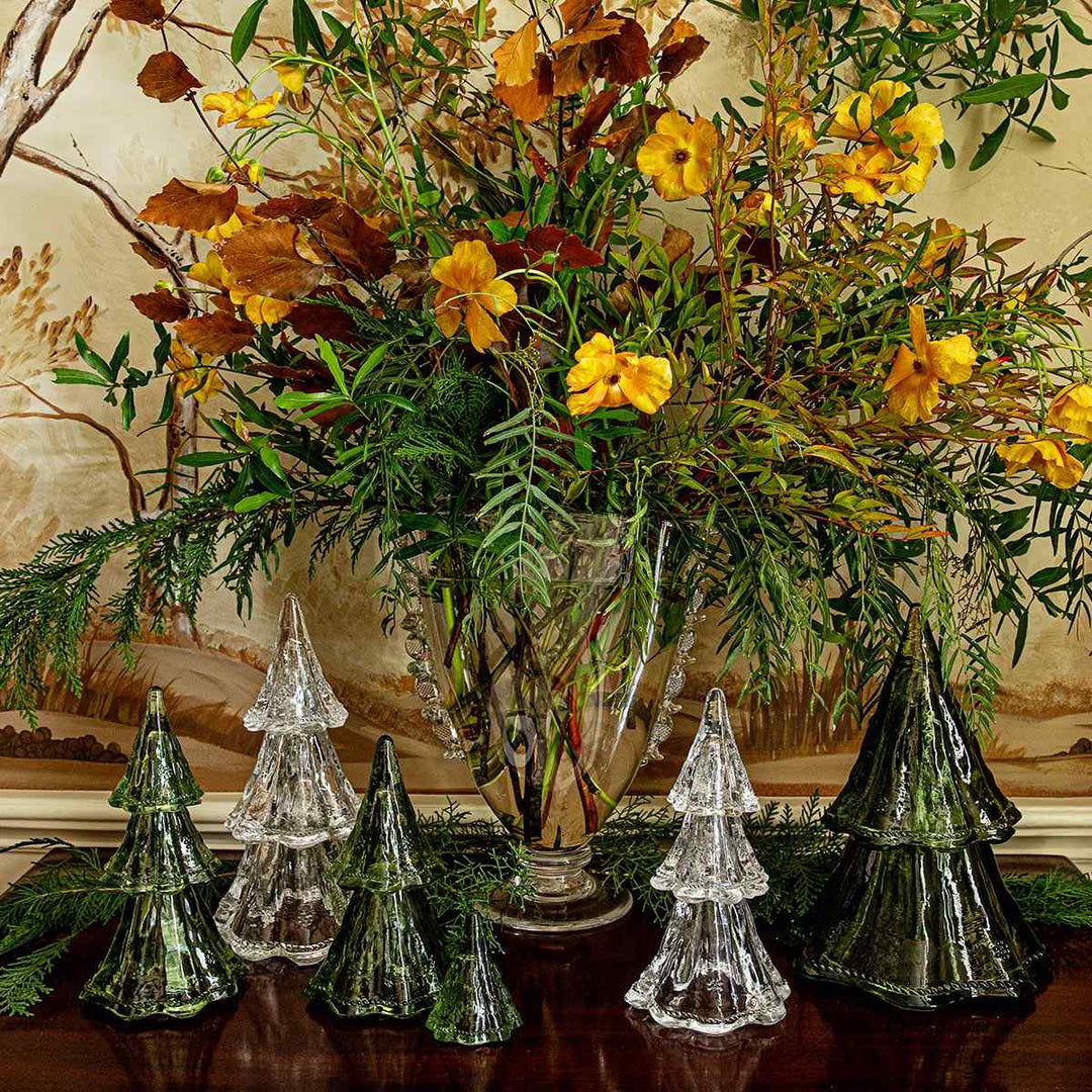 Berry &amp; Thread 9.5" Tree Set/3pc - Evergreen
