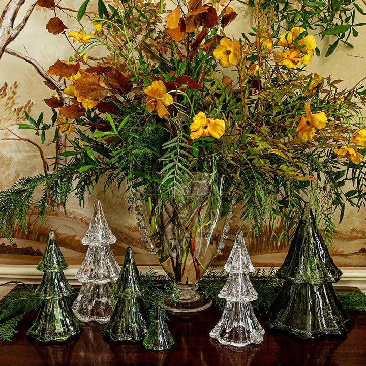 Berry &amp; Thread 9.5" Tree Set/3pc - Evergreen