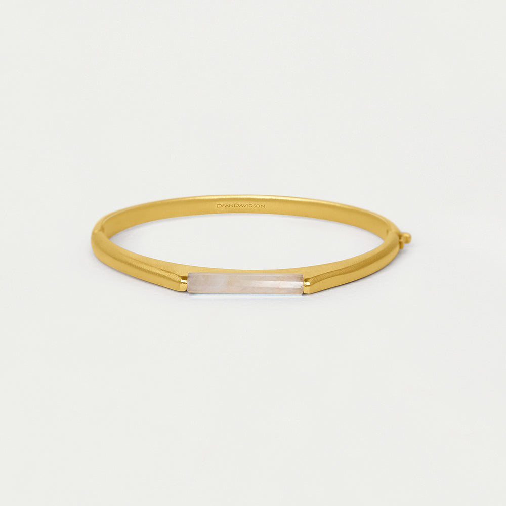 Signature Revival Hinge Gemstone Bangle
