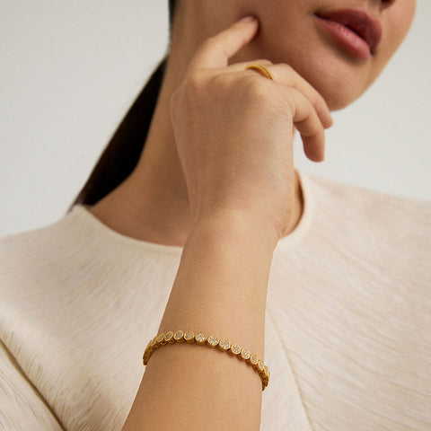 Mirabeau Pavé Bracelet - Gold