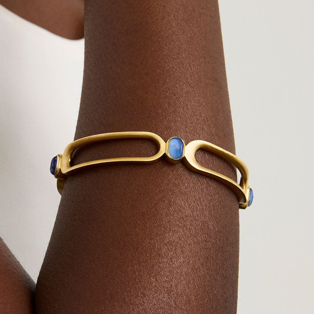 Bowery Gemstone Bangle