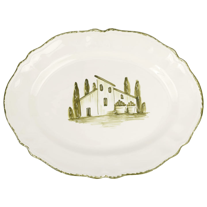 Borgo Verde Oval Platter
