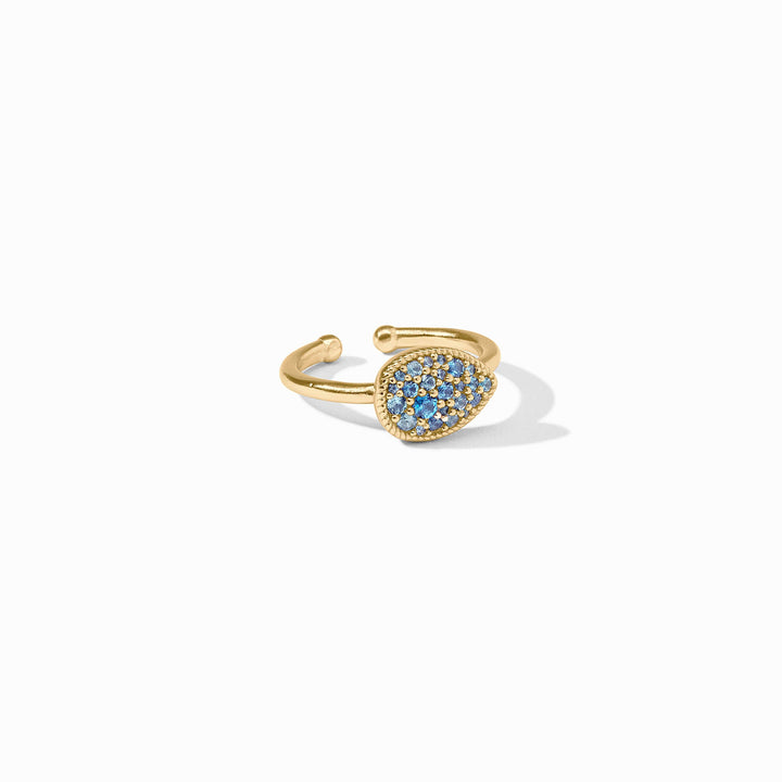 Pavé Teardrop Stacking Ring