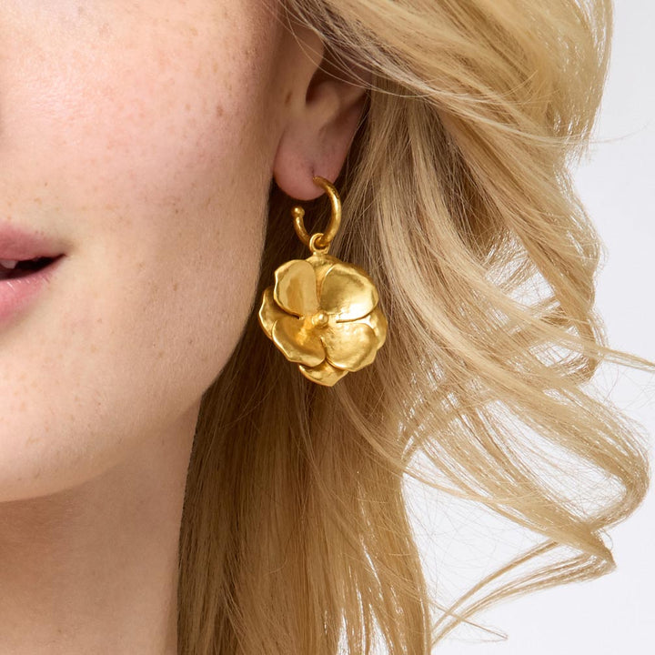 Bloom Hoop &amp; Charm Earring