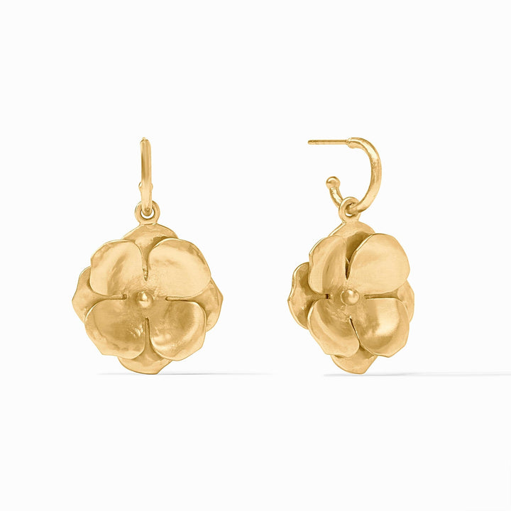 Bloom Hoop &amp; Charm Earring