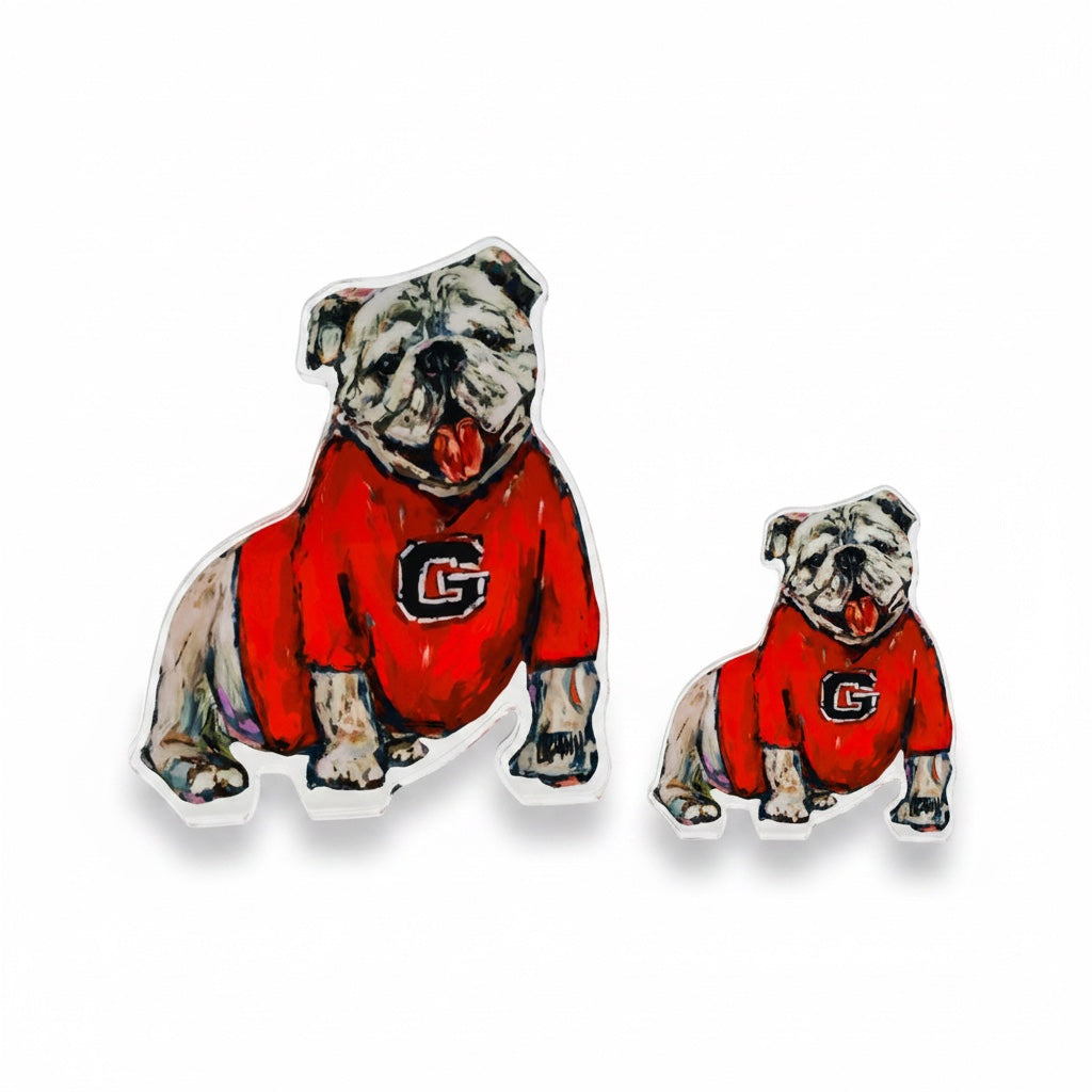 GEORGIA  "G" ACRYLIC GAMEDAY BULLDOG