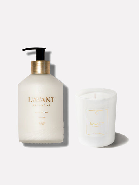 Hand Lotion + Candle Bundle - Fresh Linen