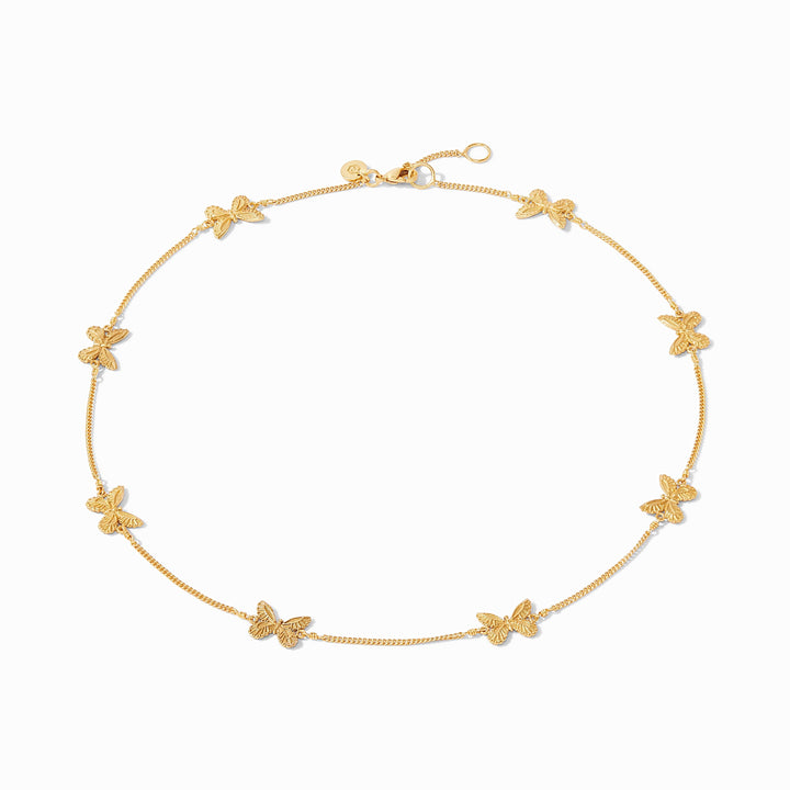 Butterfly Delicate Station Necklace