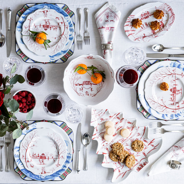 Country Estate Winter Frolic 15" Tree Platter